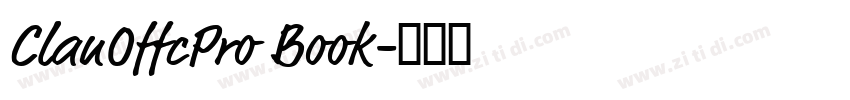ClanOffcPro Book字体转换